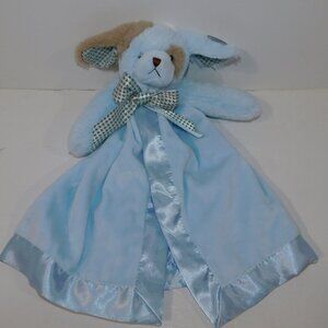 Bearington Baby Blue Gray Plush Puppy Dog Security Blanket Lovey Nunu NEW w Tag